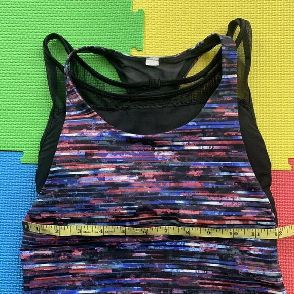 Lululemon Break Free Tank Hinshu Alpine White Crop Nulux Size 4 - Picture 9 of 10